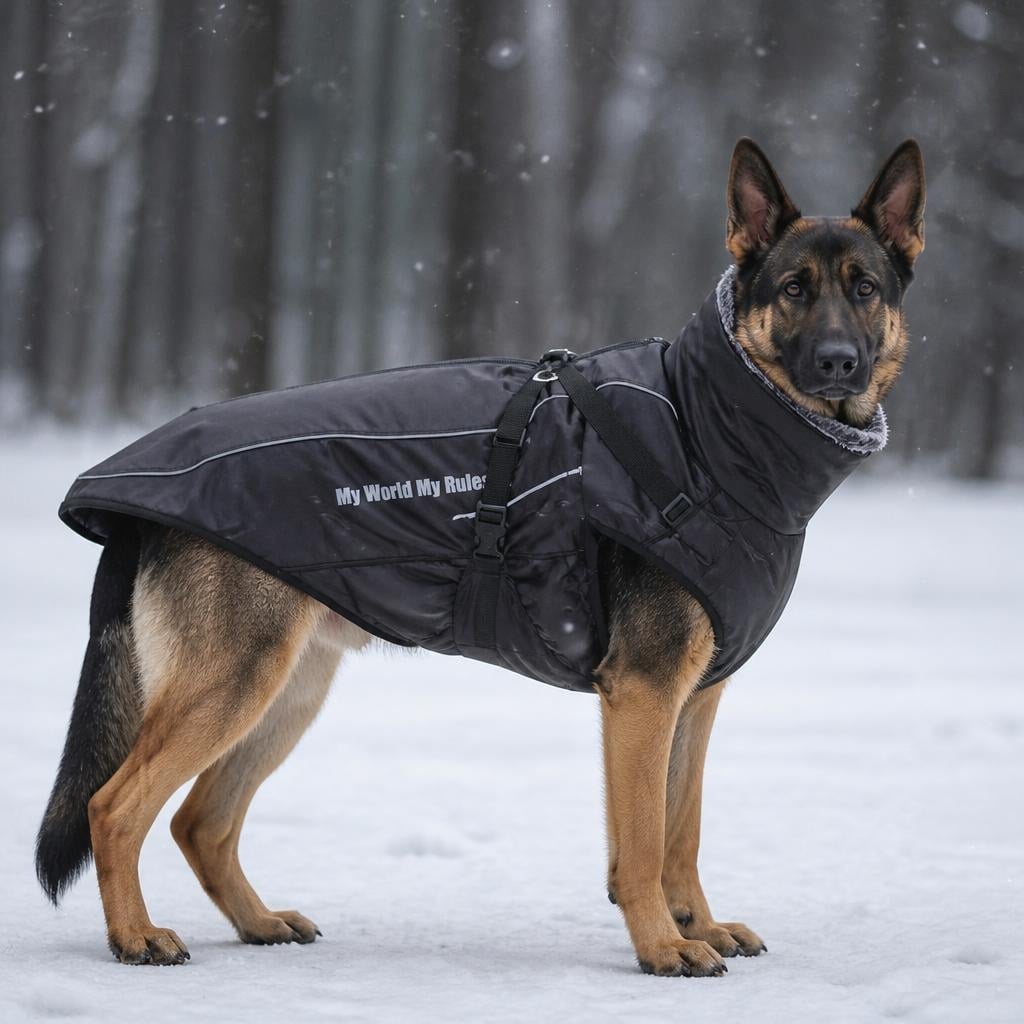 Manteau d'hiver Polaire avec Harnais intégré