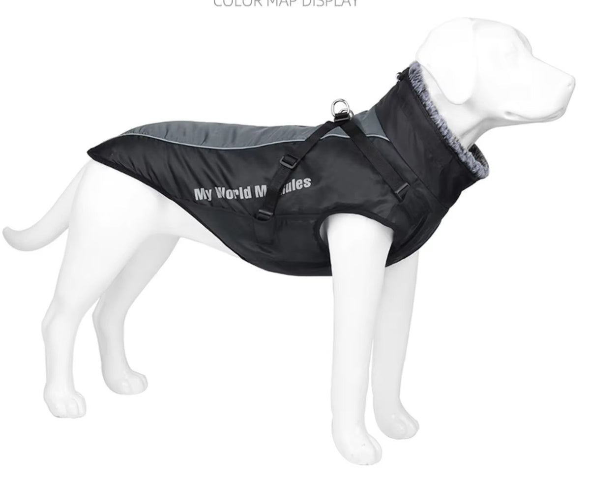 Manteau d'hiver Polaire avec Harnais intégré